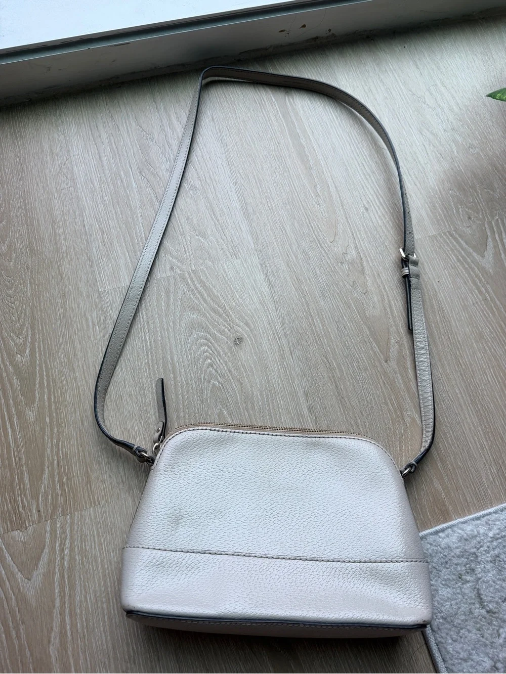 kate spade Cream Leather Crossbody Bag
